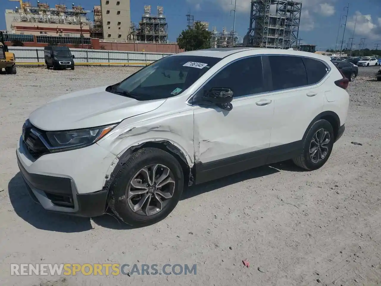 1 Photograph of a damaged car 2HKRW1H53MH422302 HONDA CRV 2021