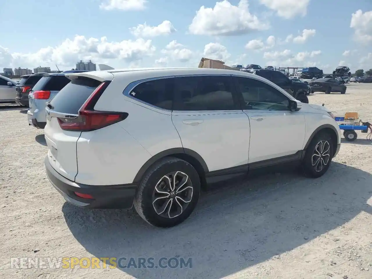 3 Photograph of a damaged car 2HKRW1H53MH422302 HONDA CRV 2021