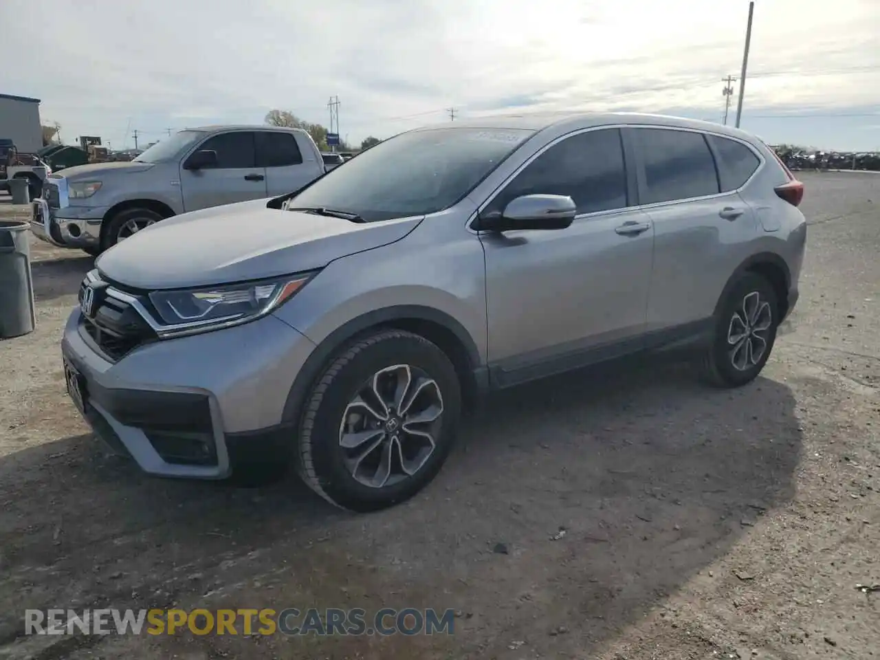 1 Photograph of a damaged car 2HKRW1H54MH411051 HONDA CRV 2021