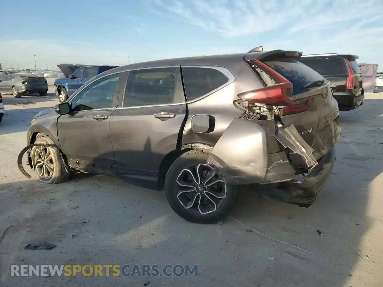 2 Photograph of a damaged car 2HKRW1H54MH412197 HONDA CRV 2021