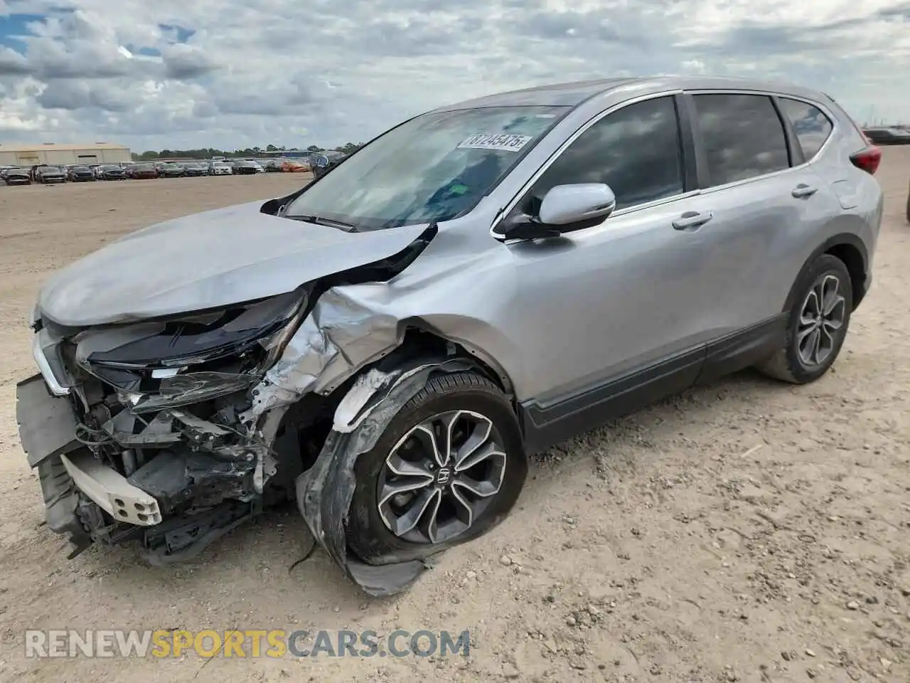 1 Photograph of a damaged car 2HKRW1H54MH416136 HONDA CRV 2021
