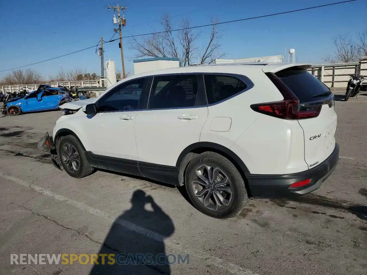 2 Photograph of a damaged car 2HKRW1H56MH411536 HONDA CRV 2021