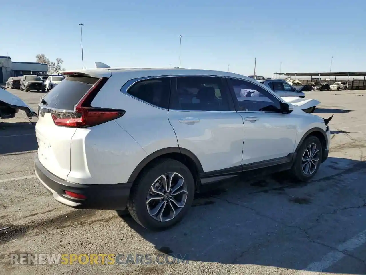 3 Photograph of a damaged car 2HKRW1H56MH411536 HONDA CRV 2021