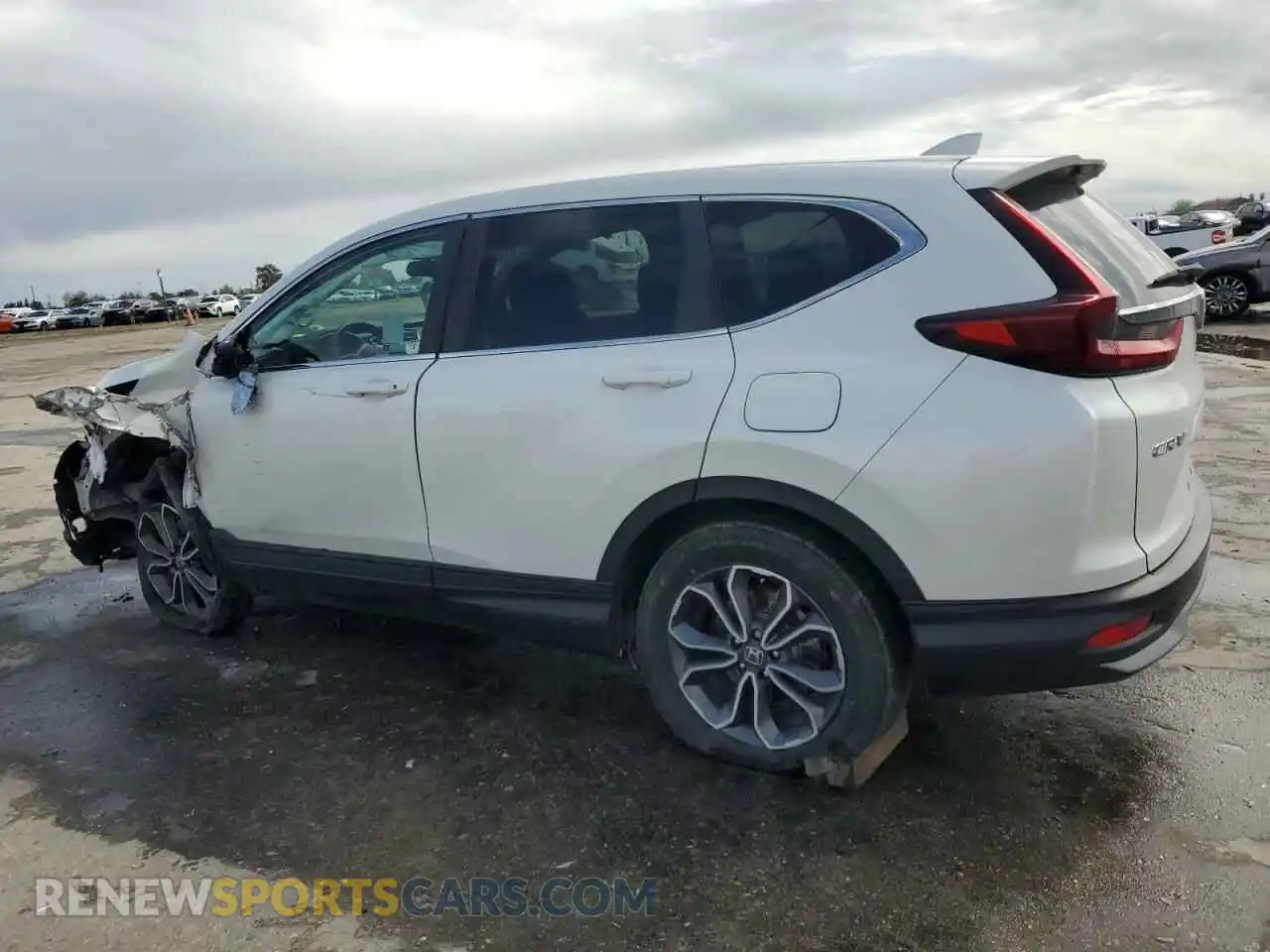 2 Photograph of a damaged car 2HKRW1H57MH402201 HONDA CRV 2021