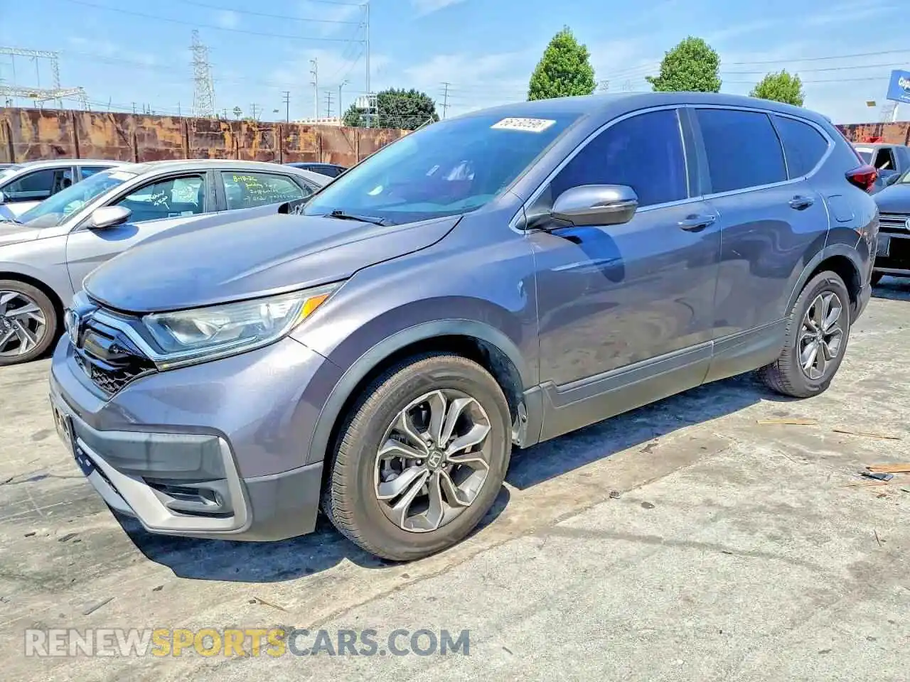 1 Photograph of a damaged car 2HKRW1H58MH409917 HONDA CRV 2021