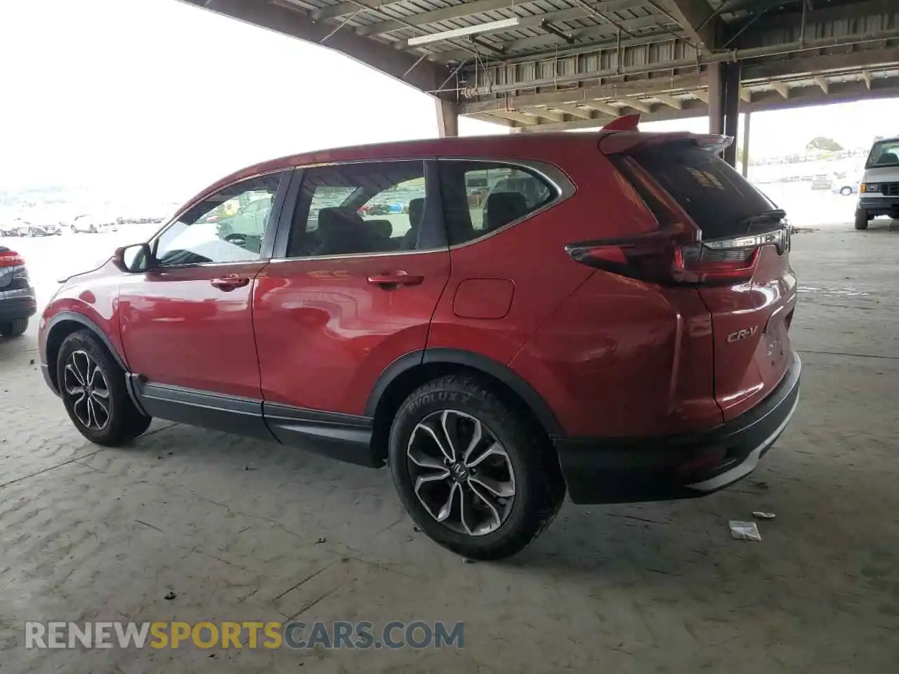 2 fotografías del automóvil dañado 2HKRW1H58MH417337 HONDA CRV 2021