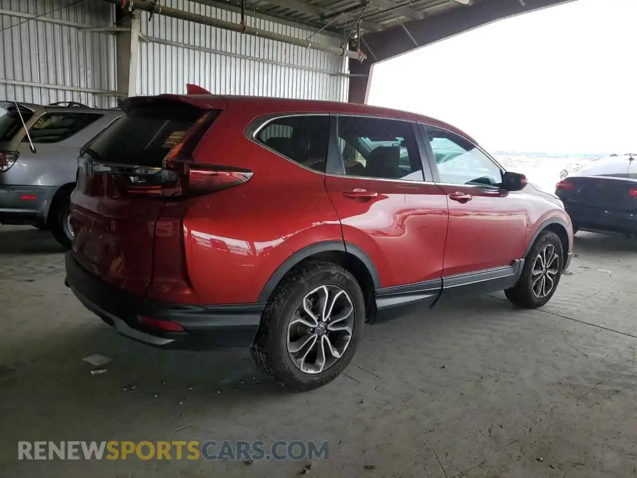 3 fotografías del automóvil dañado 2HKRW1H58MH417337 HONDA CRV 2021