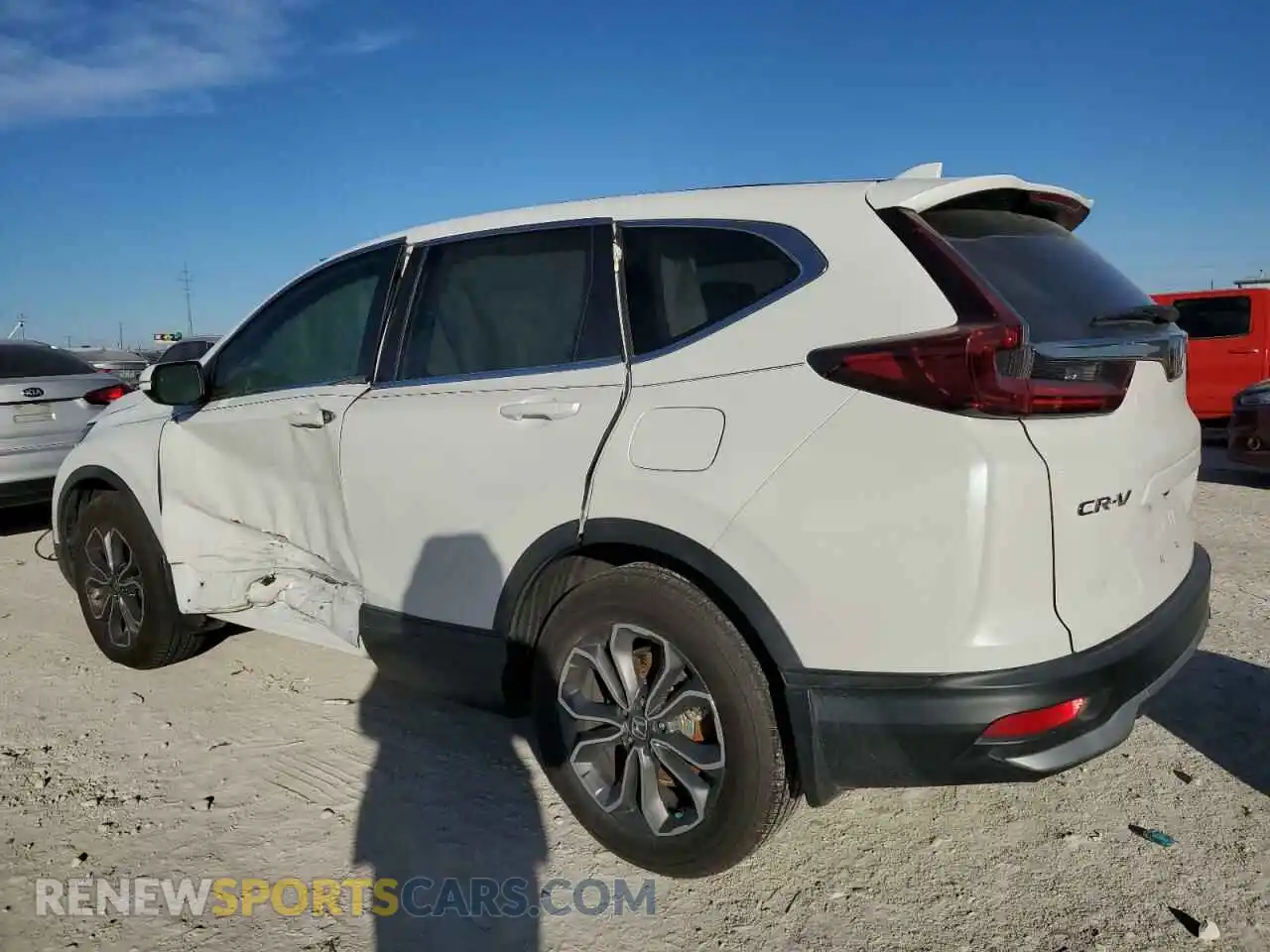 2 Photograph of a damaged car 2HKRW1H58MH417791 HONDA CRV 2021