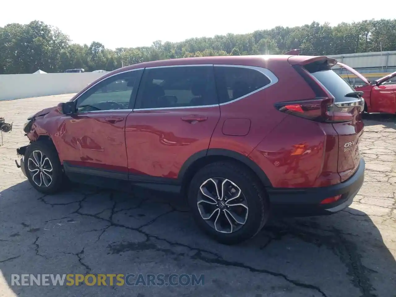 2 Photograph of a damaged car 2HKRW1H58MH417998 HONDA CRV 2021