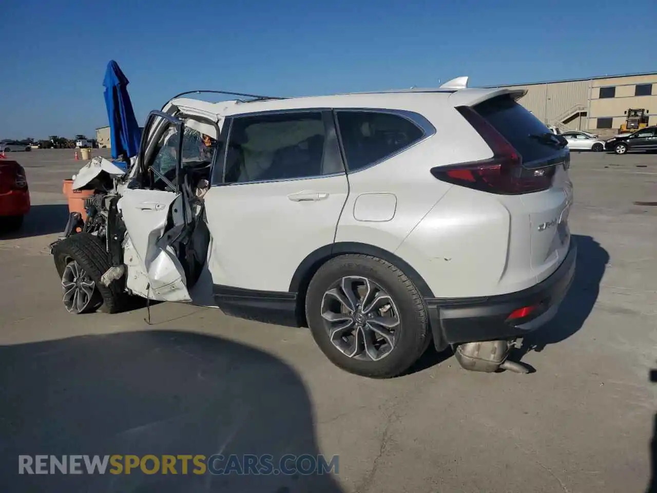 2 Photograph of a damaged car 2HKRW1H59MH407268 HONDA CRV 2021