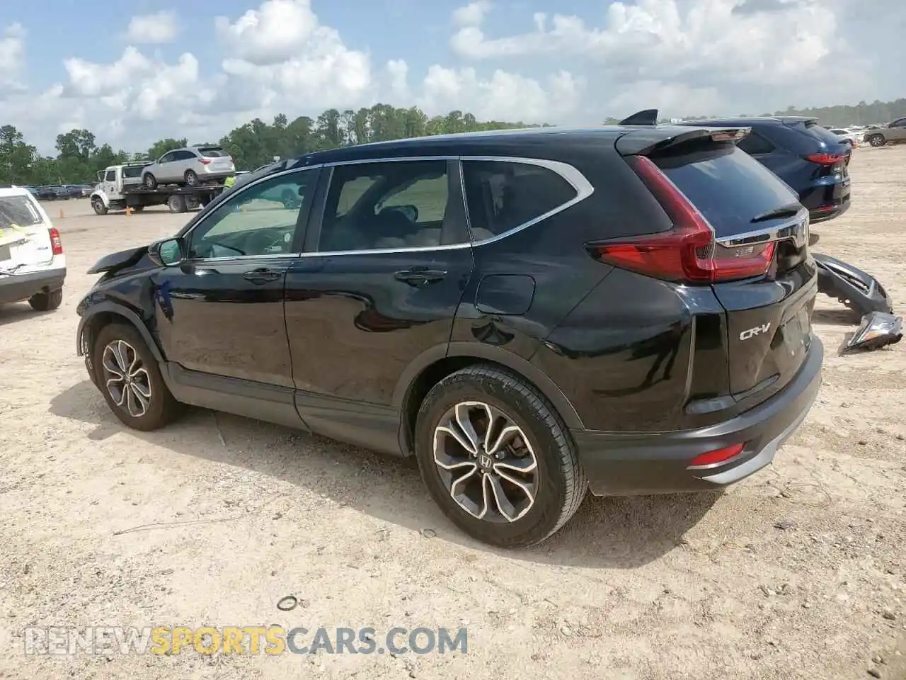 2 Photograph of a damaged car 2HKRW1H59MH424989 HONDA CRV 2021