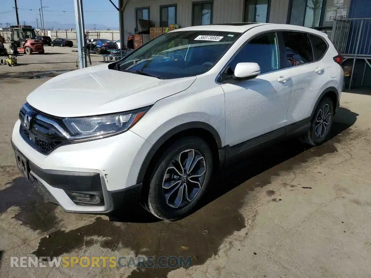 1 Photograph of a damaged car 2HKRW1H5XMH402189 HONDA CRV 2021