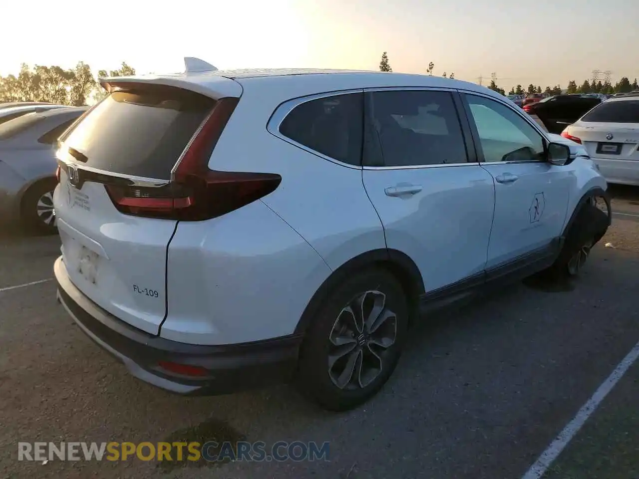 3 fotografías del automóvil dañado 2HKRW1H5XMH406937 HONDA CRV 2021