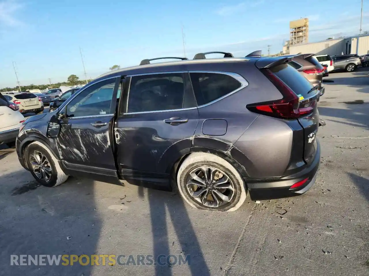 2 Photograph of a damaged car 2HKRW1H5XMH416190 HONDA CRV 2021