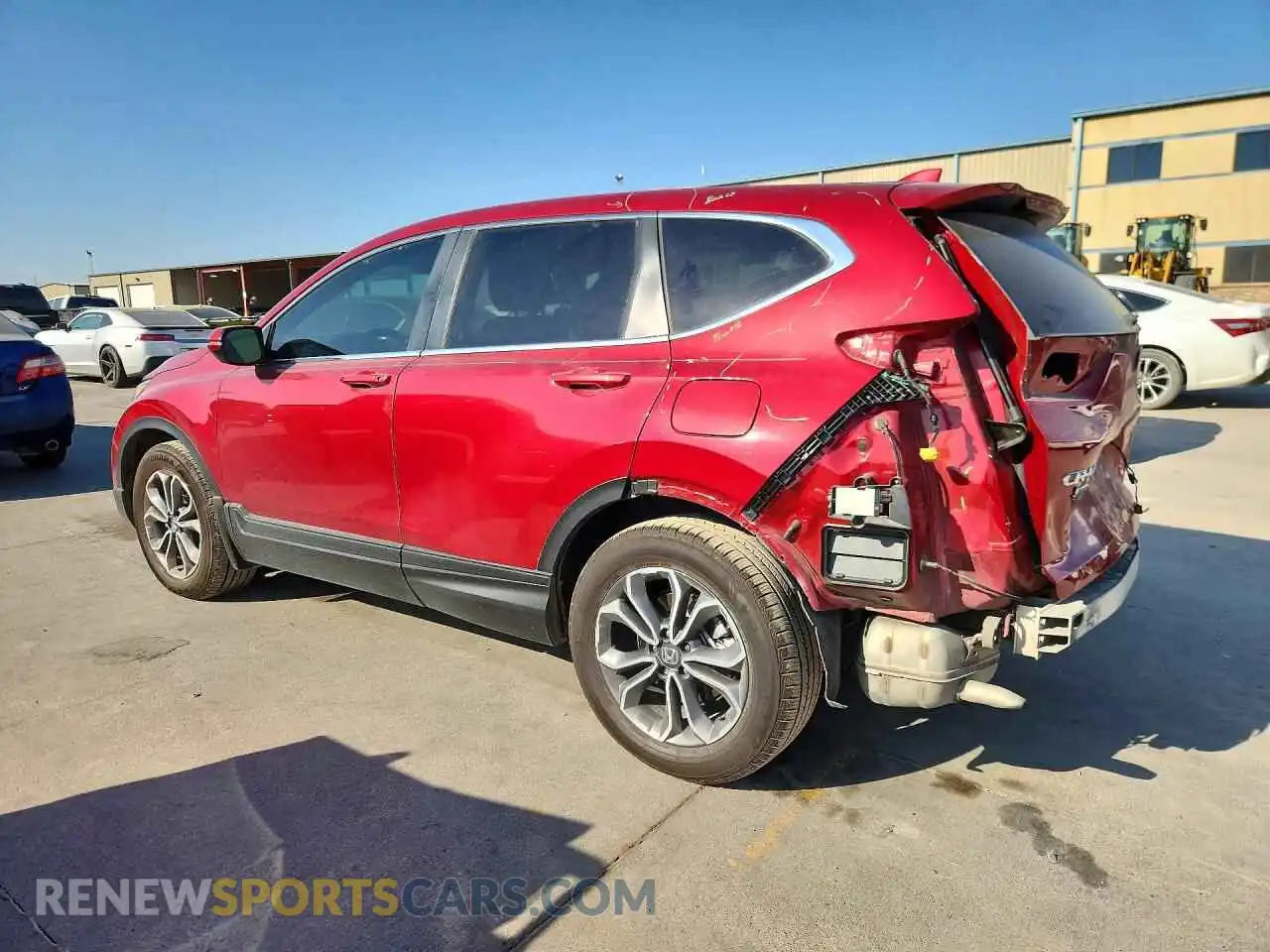 2 Фотография поврежденного автомобиля 2HKRW1H5XMH417341 HONDA CRV 2021