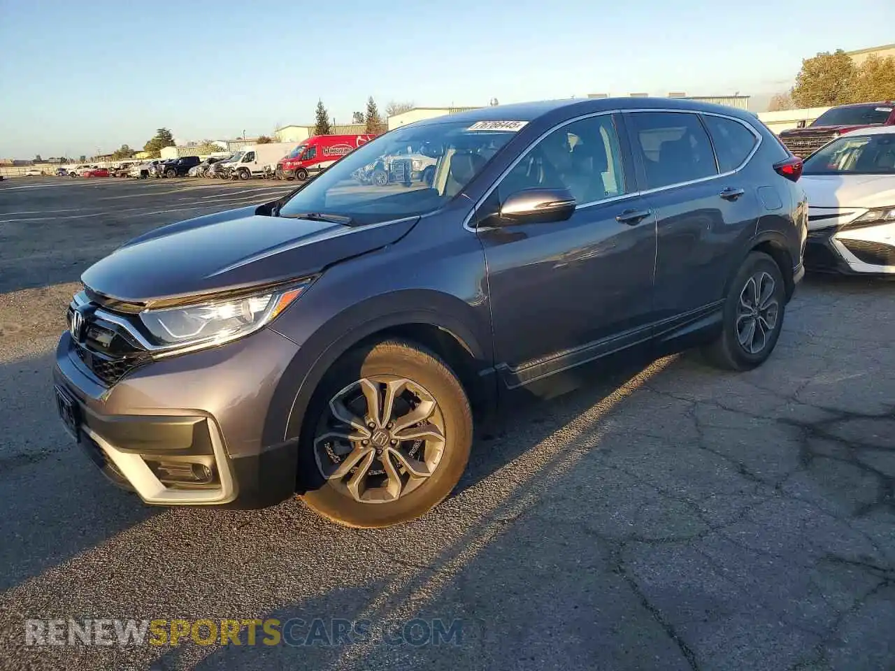 1 Photograph of a damaged car 2HKRW1H80MH425152 HONDA CRV 2021