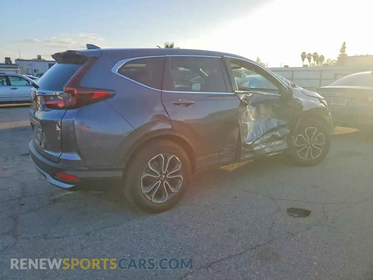 3 Photograph of a damaged car 2HKRW1H80MH425152 HONDA CRV 2021