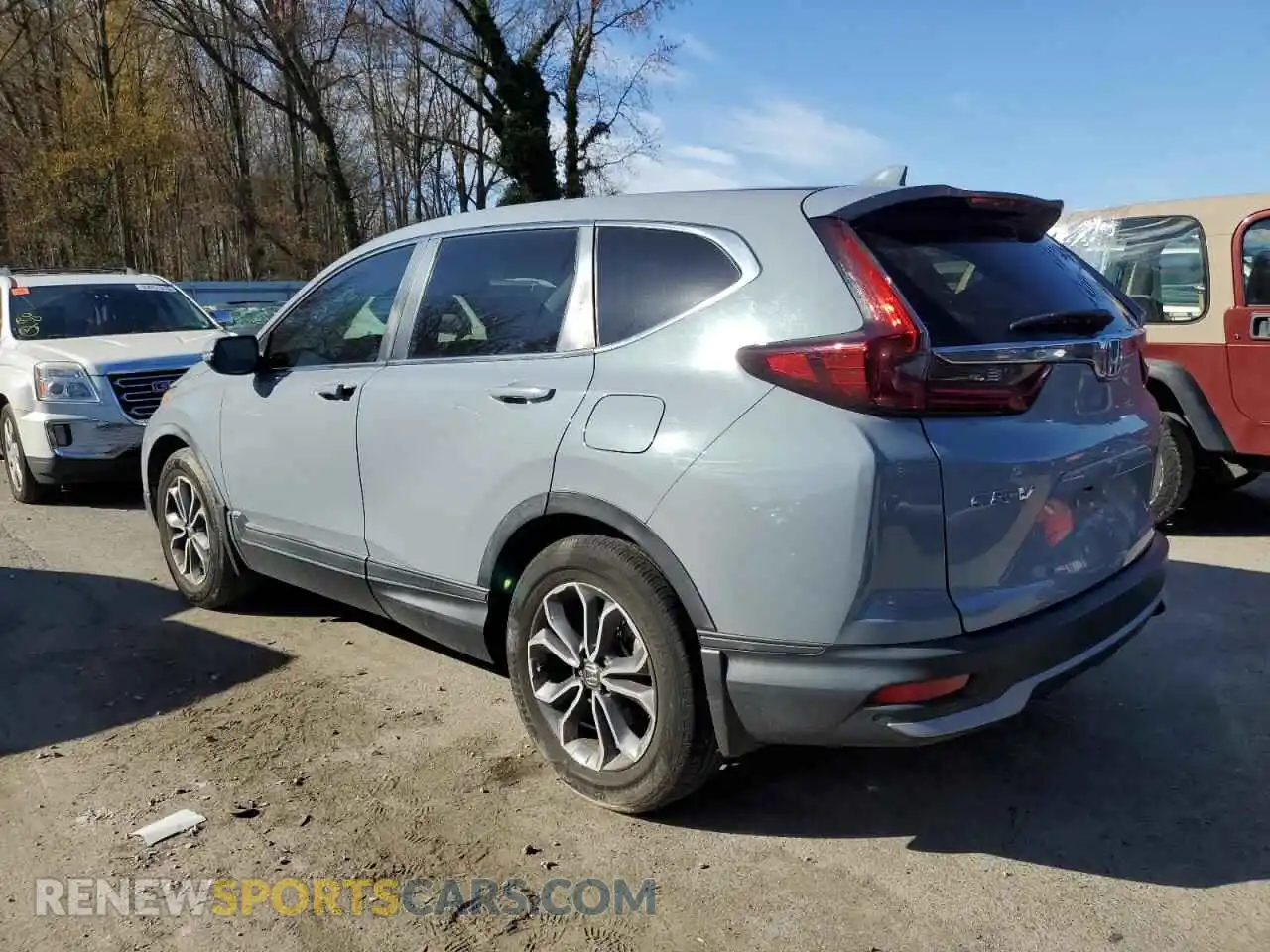 2 Photograph of a damaged car 2HKRW1H81MH417237 HONDA CRV 2021