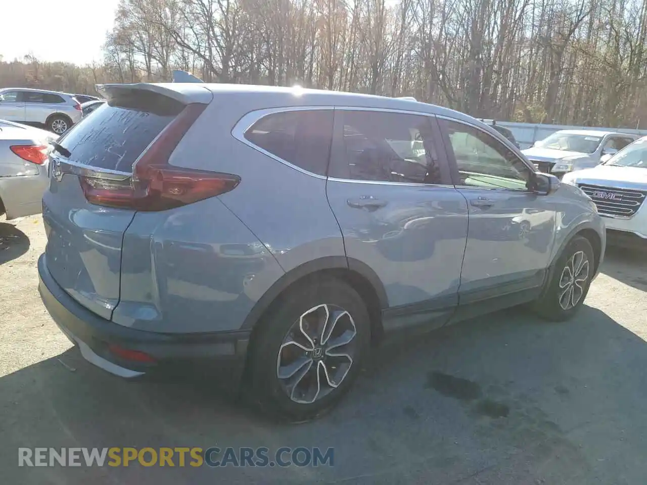 3 Photograph of a damaged car 2HKRW1H81MH417237 HONDA CRV 2021