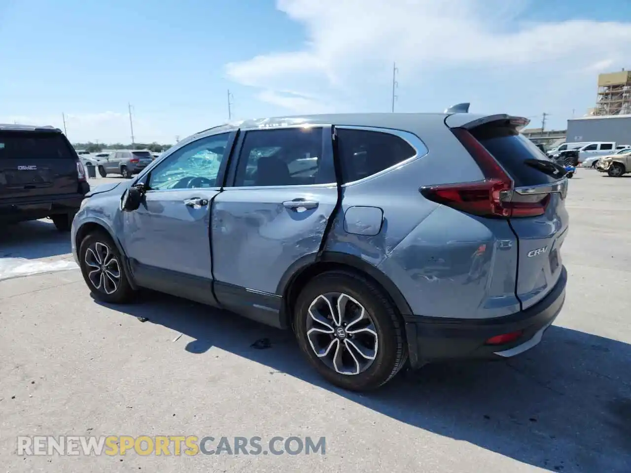 2 Photograph of a damaged car 2HKRW1H82MH422902 HONDA CRV 2021