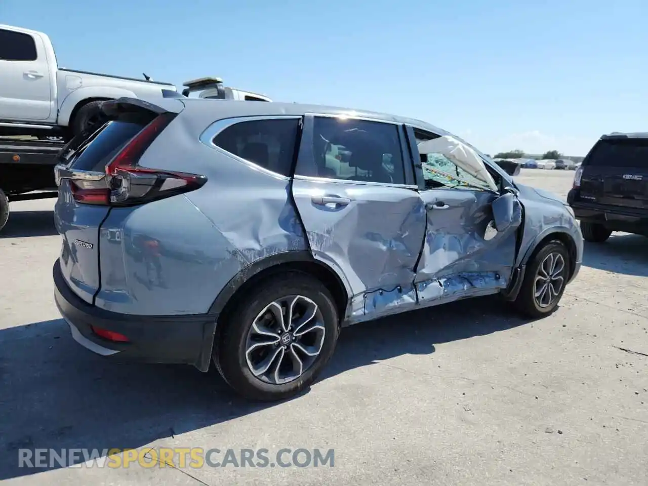 3 Photograph of a damaged car 2HKRW1H82MH422902 HONDA CRV 2021