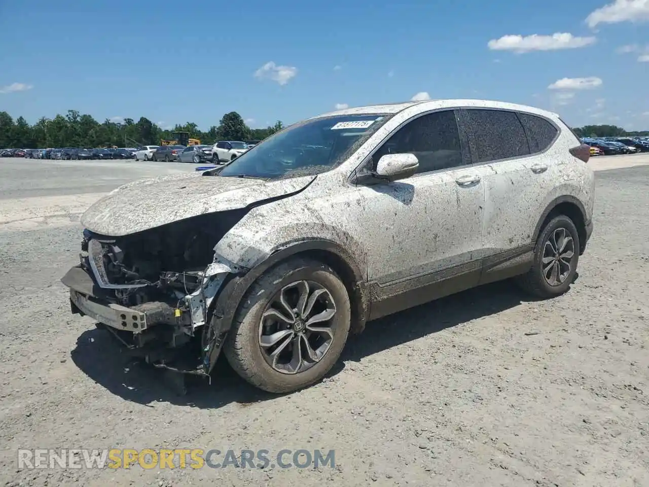 1 Photograph of a damaged car 2HKRW1H85MH429214 HONDA CRV 2021
