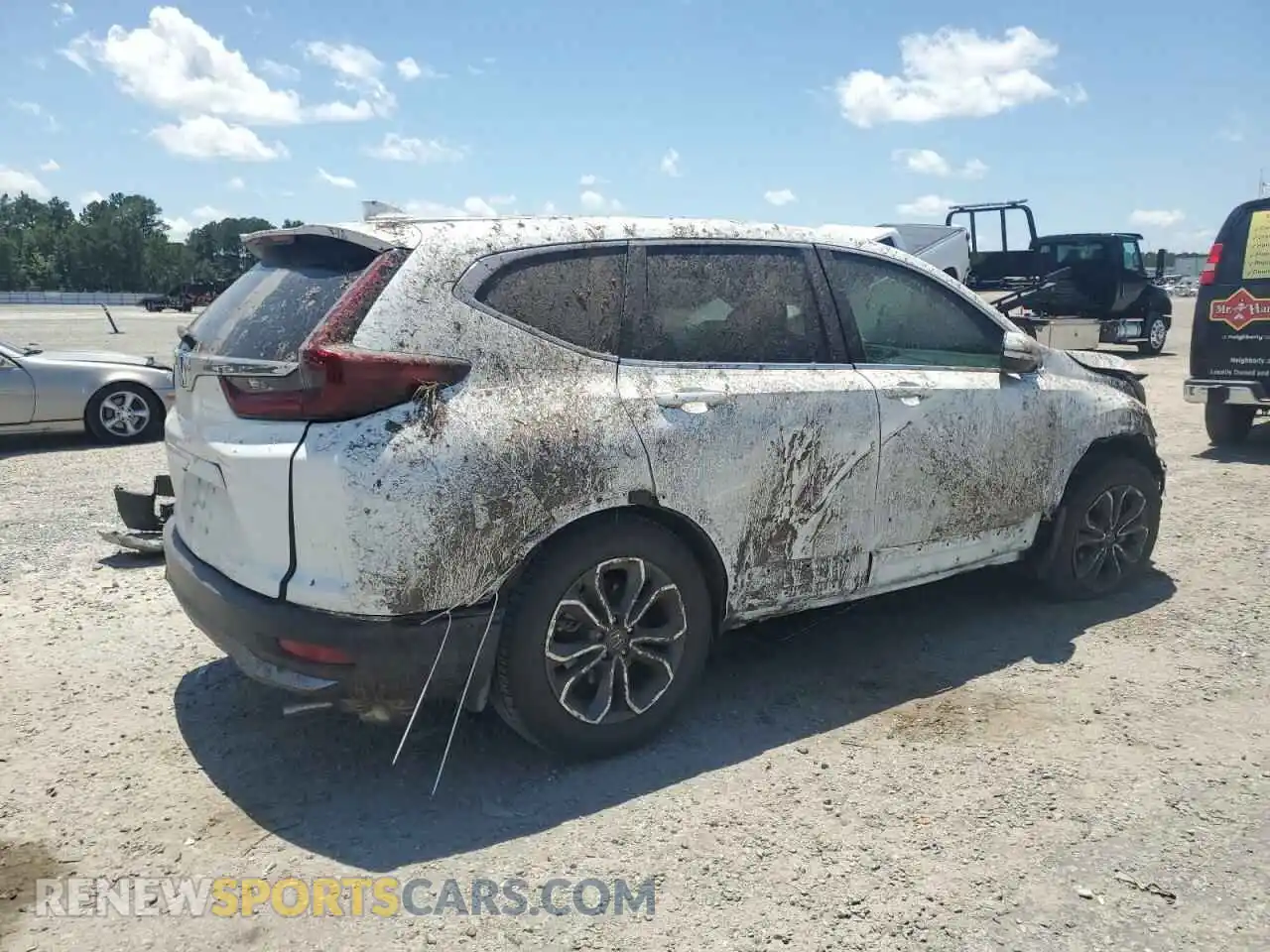 3 Photograph of a damaged car 2HKRW1H85MH429214 HONDA CRV 2021