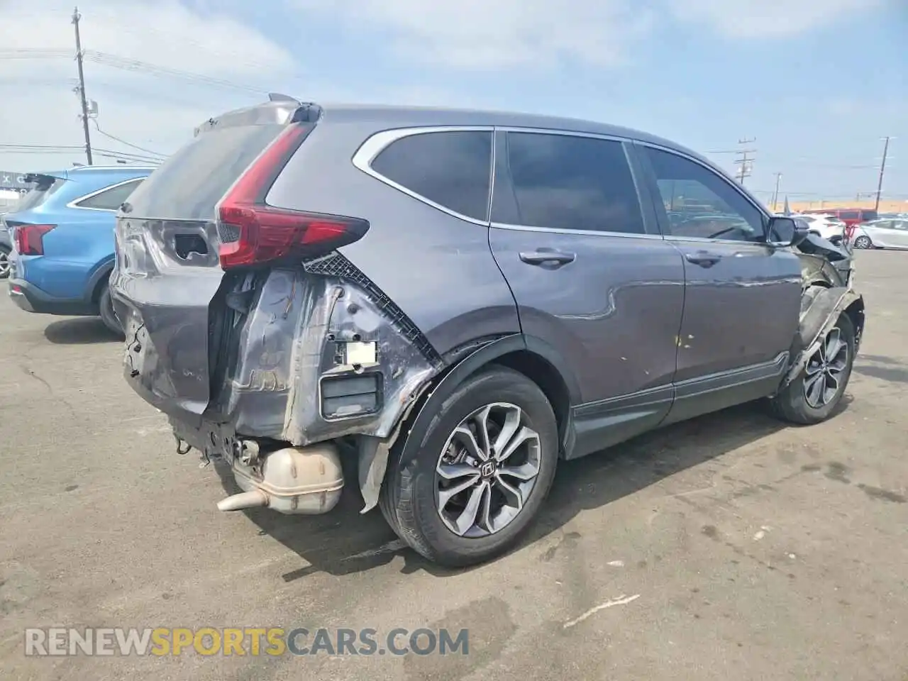 3 Photograph of a damaged car 2HKRW1H87MH420286 HONDA CRV 2021