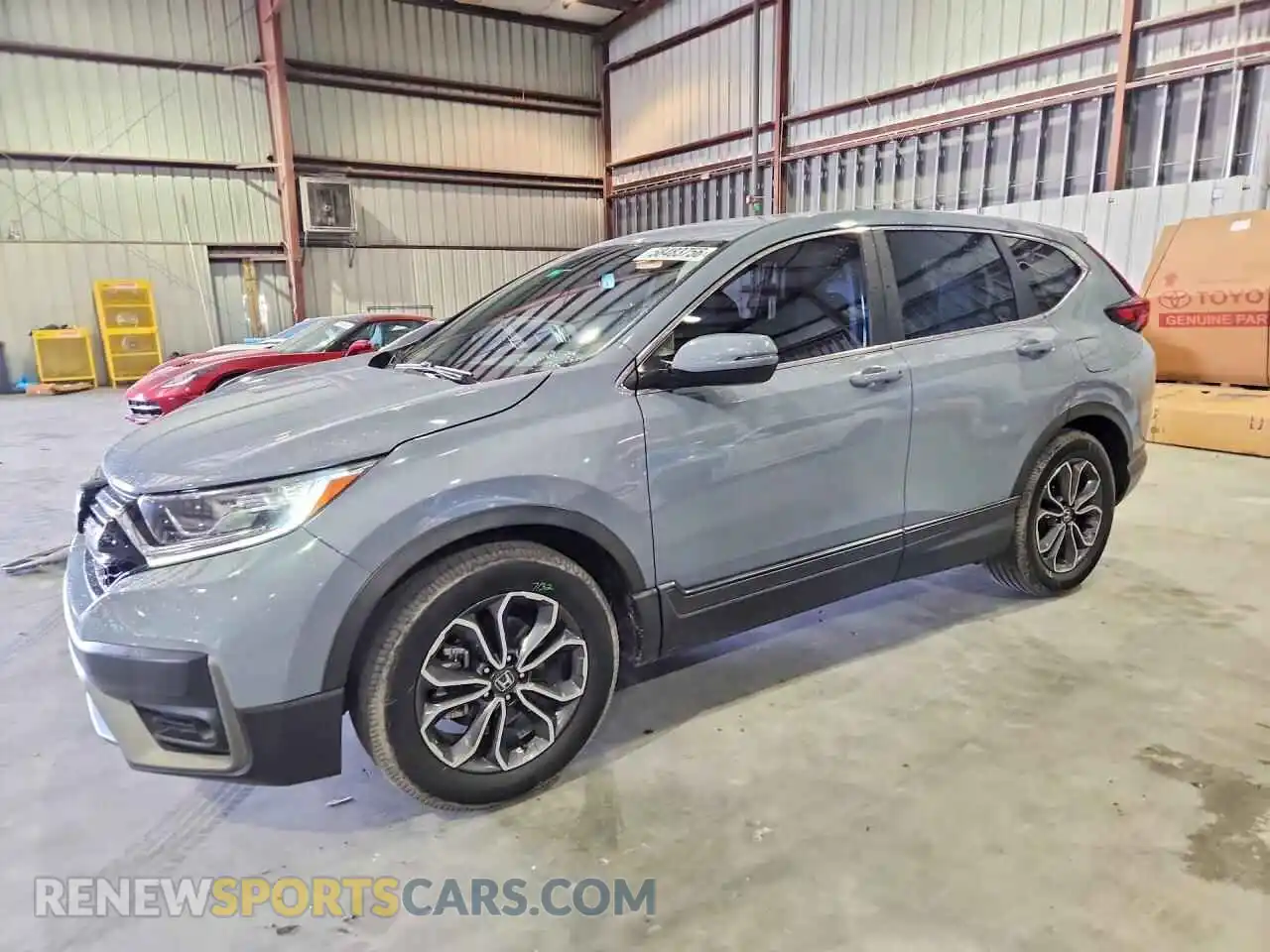 1 Photograph of a damaged car 2HKRW1H89MH417194 HONDA CRV 2021