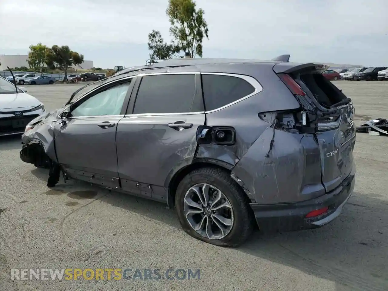 2 Photograph of a damaged car 2HKRW1H89MH423612 HONDA CRV 2021
