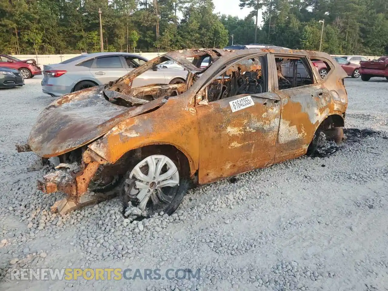 1 Photograph of a damaged car 2HKRW1H92MH413996 HONDA CRV 2021