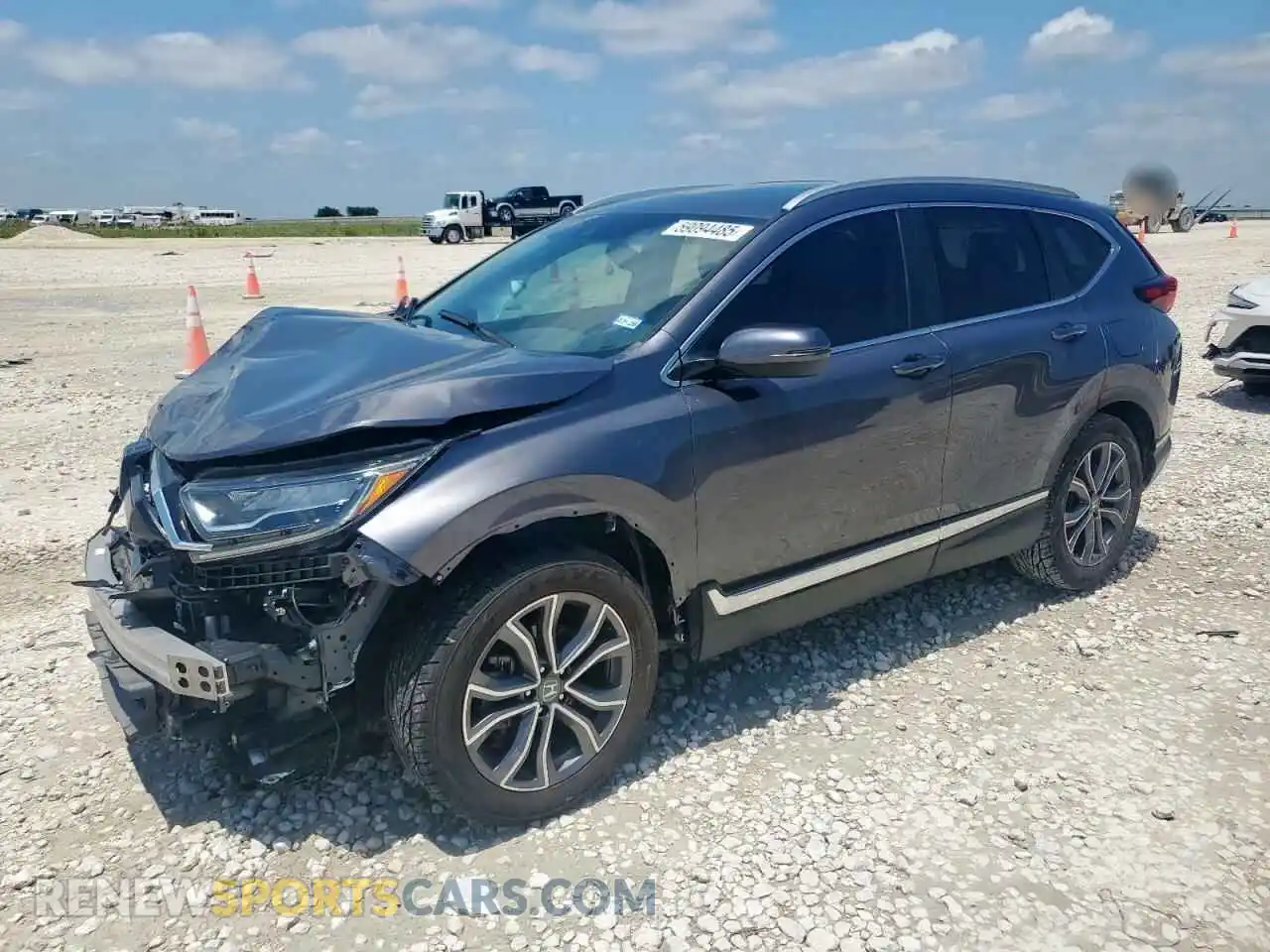 1 Photograph of a damaged car 2HKRW1H96MH403391 HONDA CRV 2021