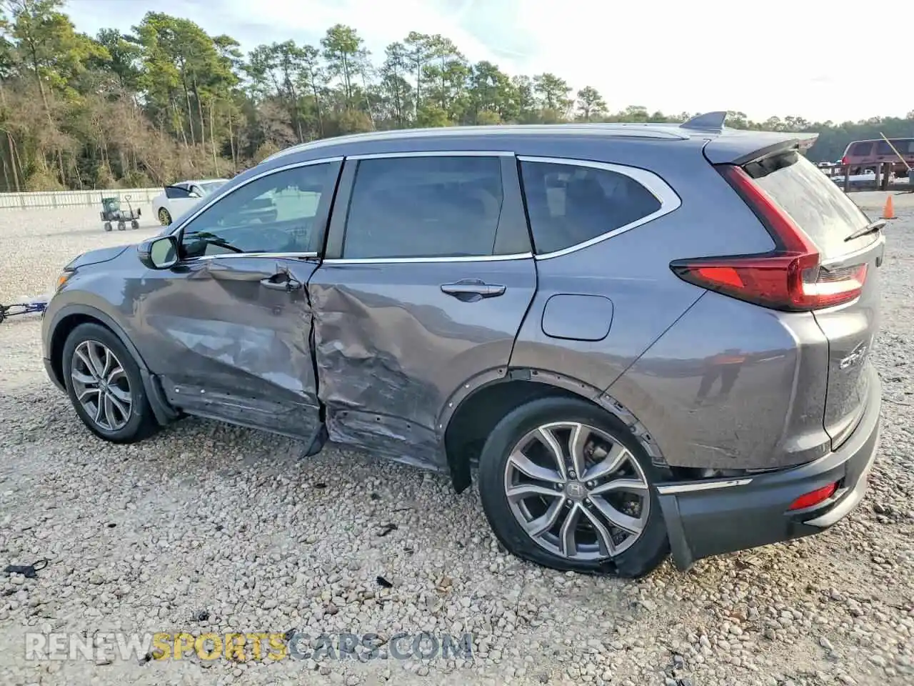 2 fotografías del automóvil dañado 2HKRW1H96MH411832 HONDA CRV 2021