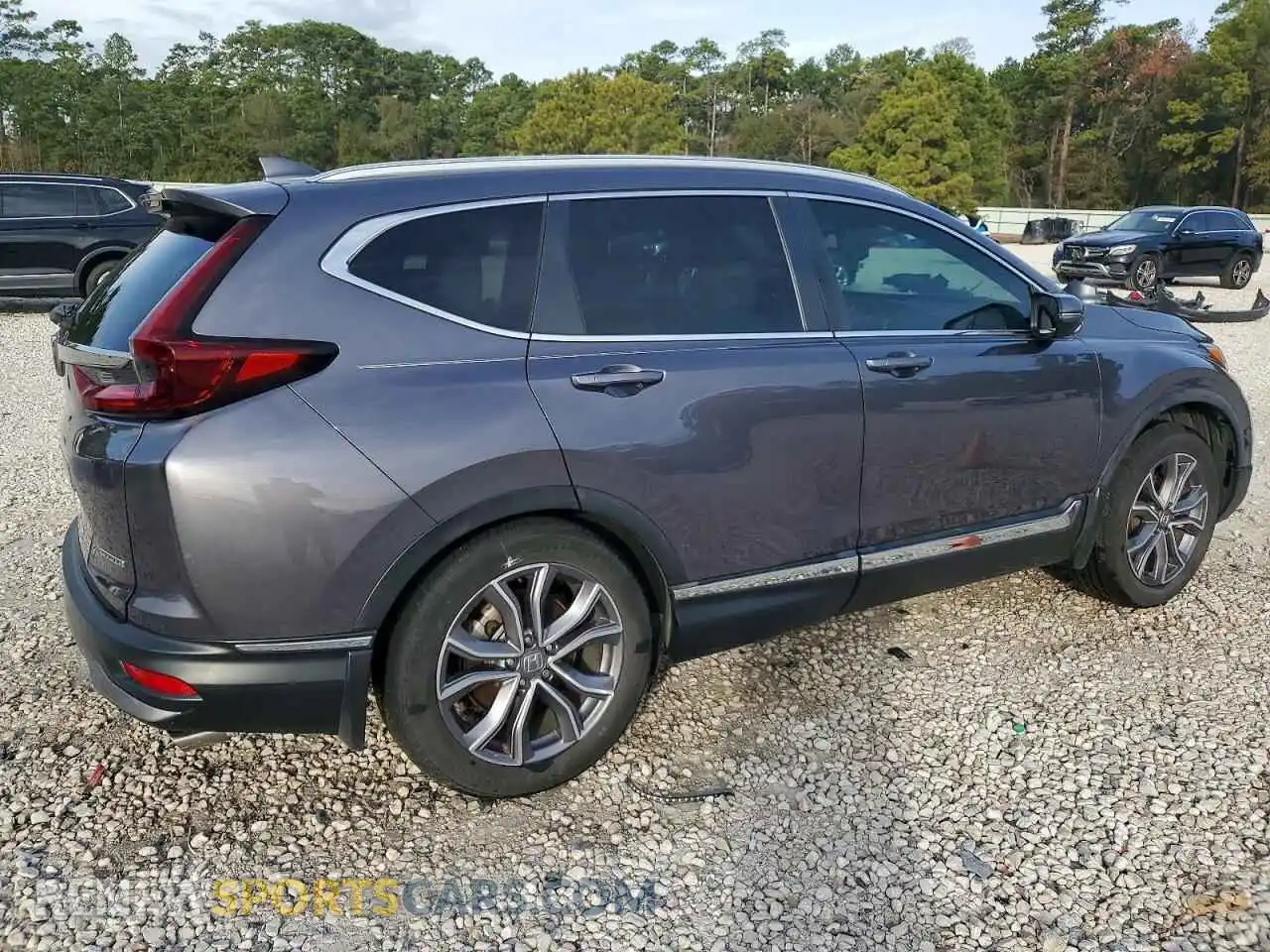 3 fotografías del automóvil dañado 2HKRW1H96MH411832 HONDA CRV 2021