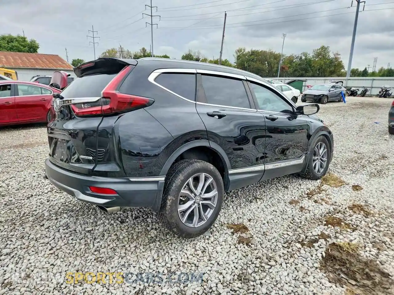 3 fotografías del automóvil dañado 2HKRW1H97MH421740 HONDA CRV 2021