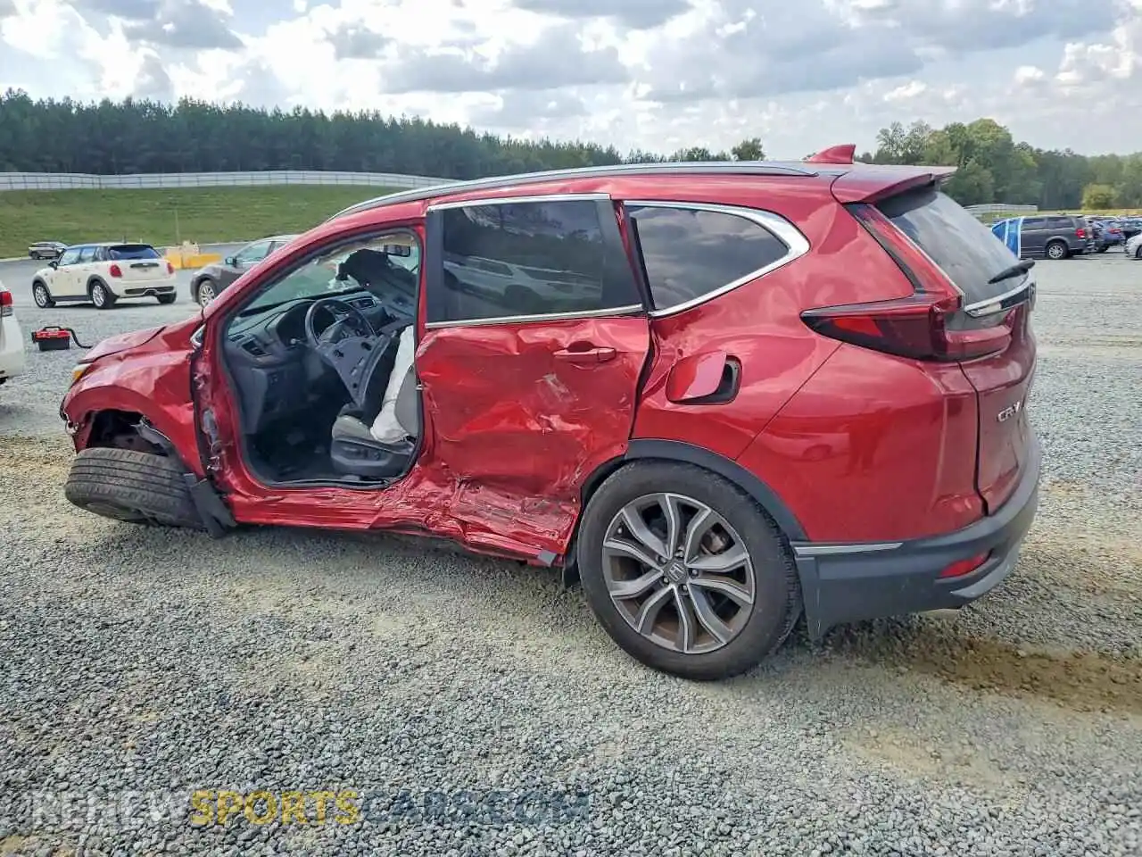 2 Photograph of a damaged car 2HKRW1H98MH403361 HONDA CRV 2021