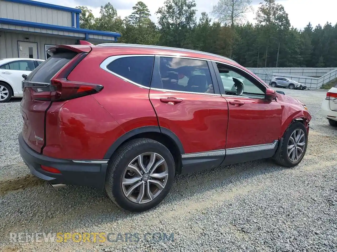 3 Photograph of a damaged car 2HKRW1H98MH403361 HONDA CRV 2021