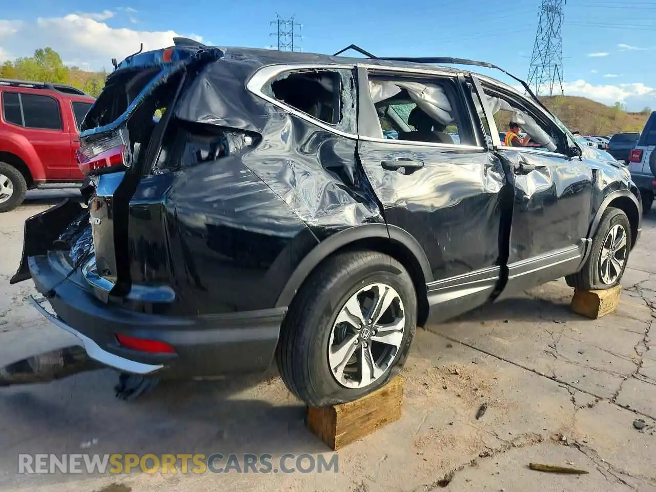 3 fotografías del automóvil dañado 2HKRW2H21MH623577 HONDA CRV 2021