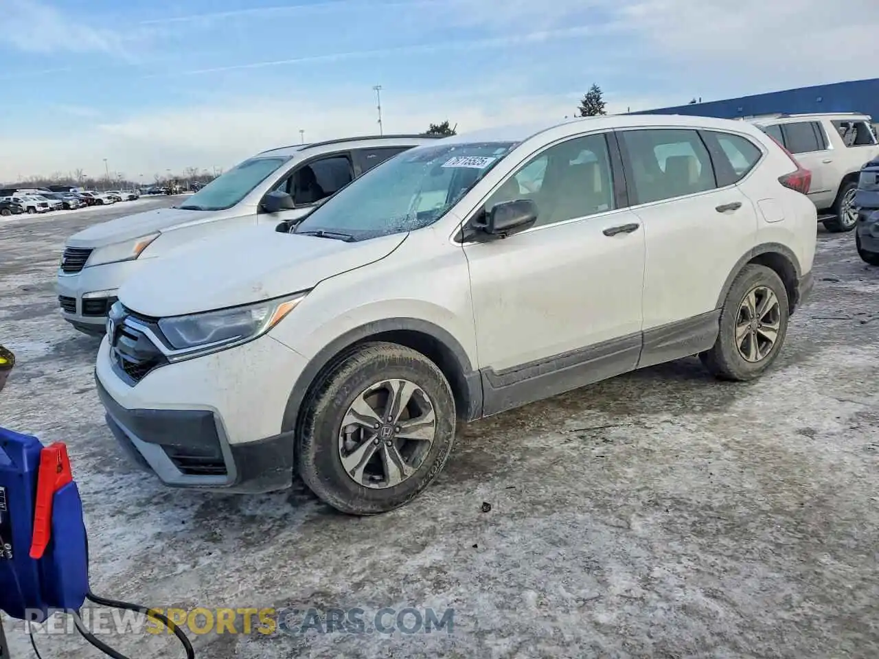 1 Photograph of a damaged car 2HKRW2H21MH626883 HONDA CRV 2021