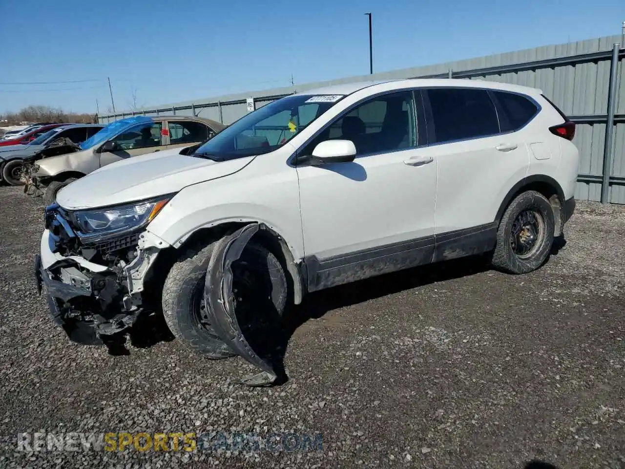 1 Photograph of a damaged car 2HKRW2H22MH228419 HONDA CRV 2021