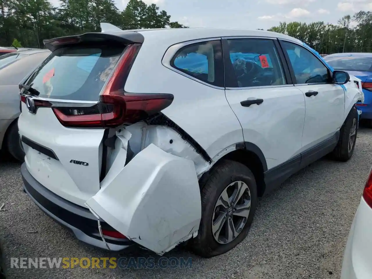 3 Photograph of a damaged car 2HKRW2H22MH639500 HONDA CRV 2021