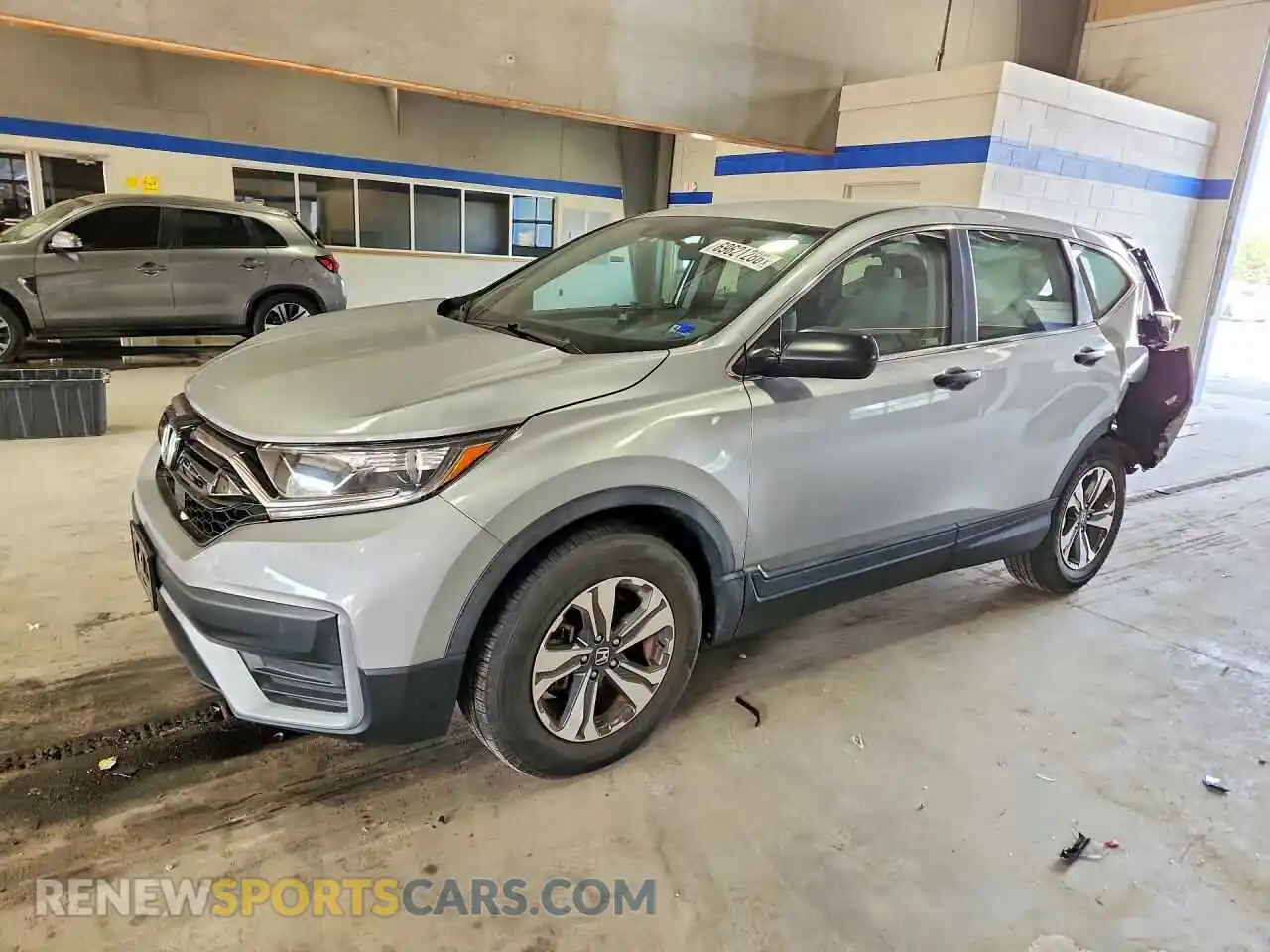 1 Photograph of a damaged car 2HKRW2H22MH643420 HONDA CRV 2021
