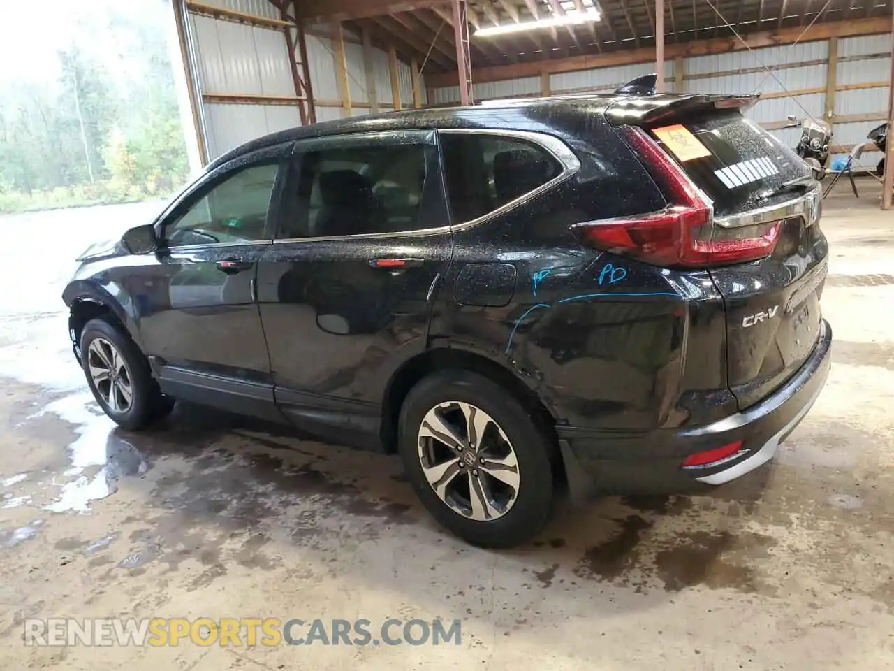 2 Фотография поврежденного автомобиля 2HKRW2H24MH203537 HONDA CRV 2021