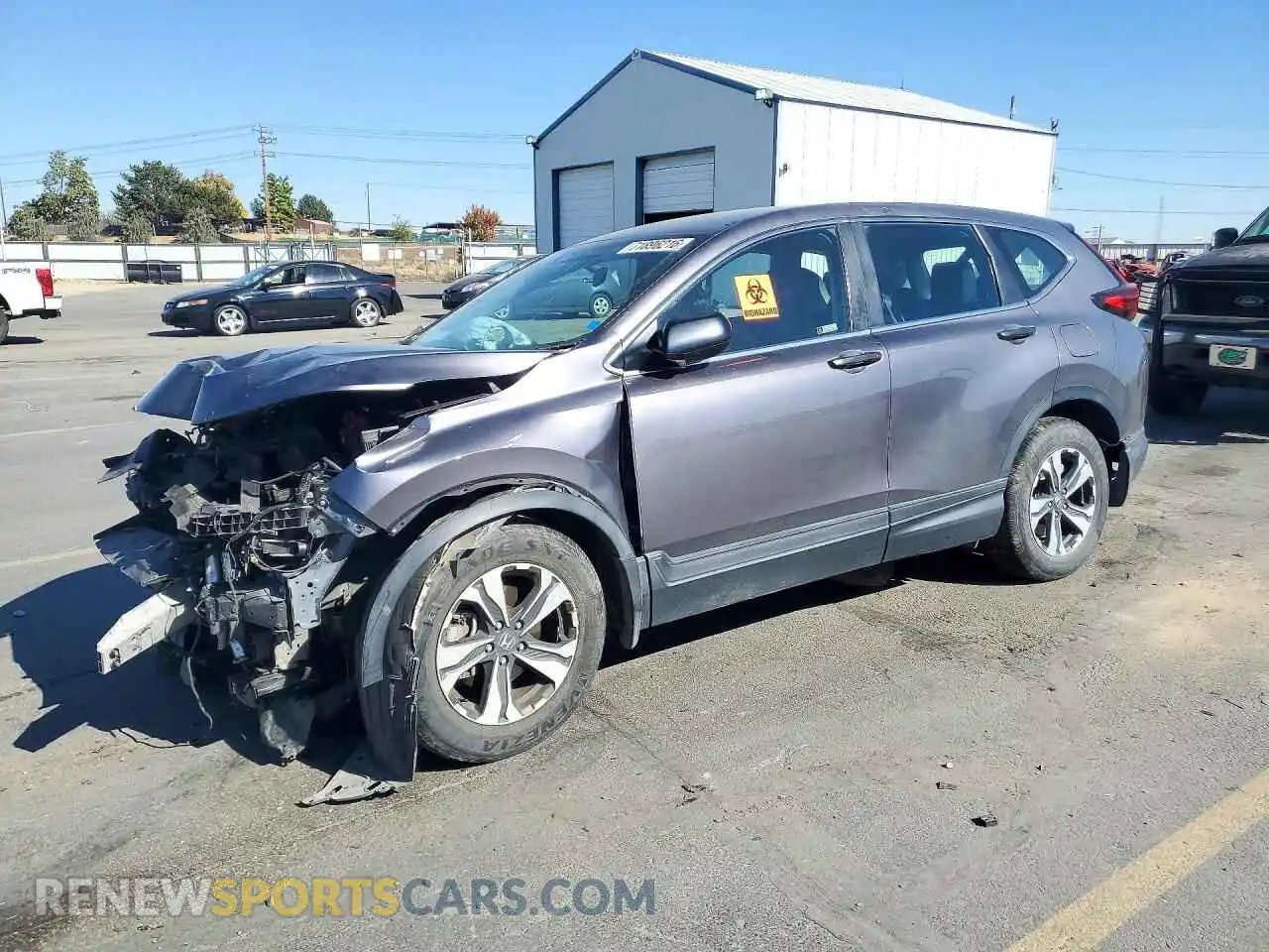 1 Photograph of a damaged car 2HKRW2H27MH634051 HONDA CRV 2021