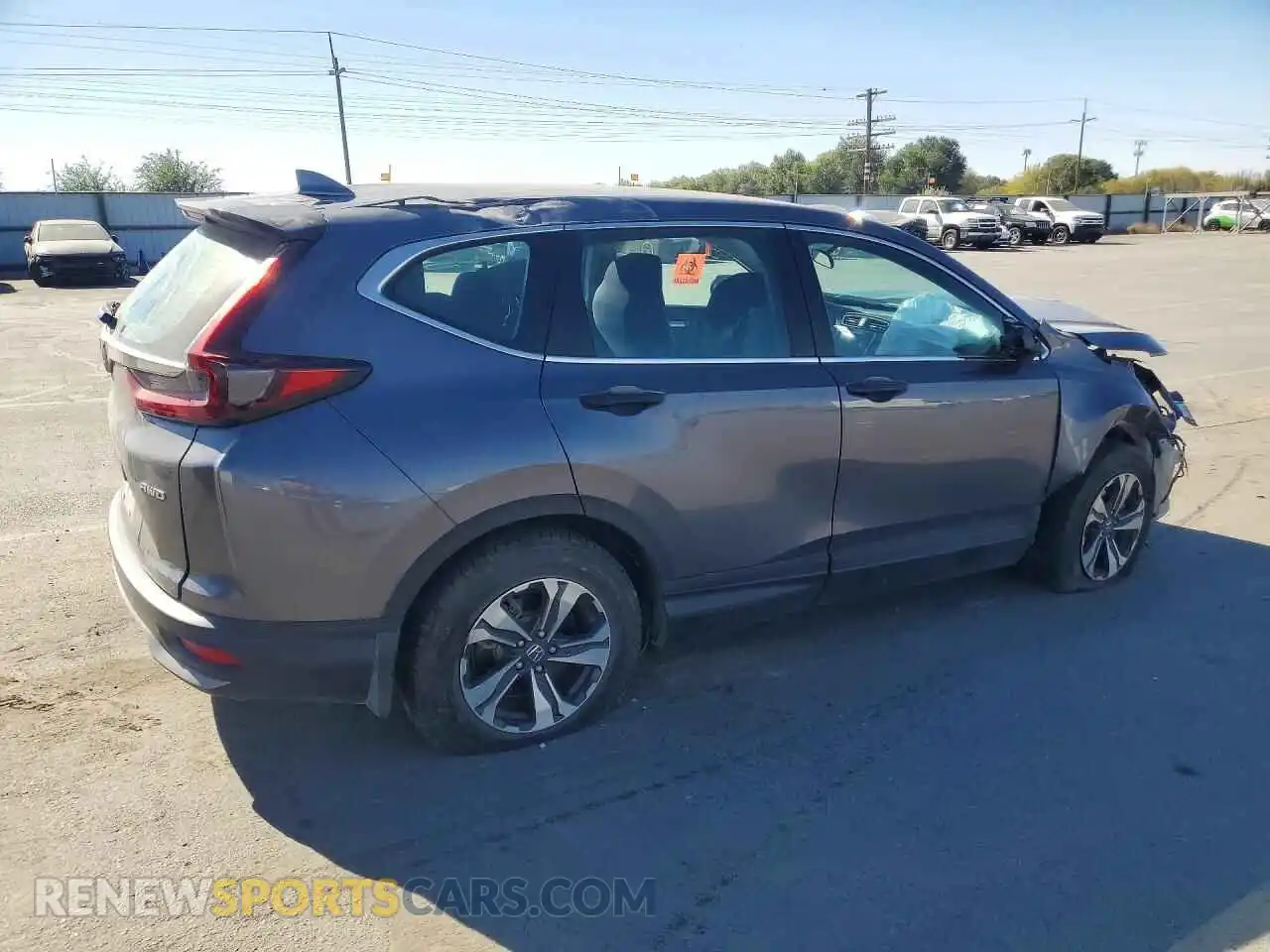 3 Photograph of a damaged car 2HKRW2H27MH634051 HONDA CRV 2021