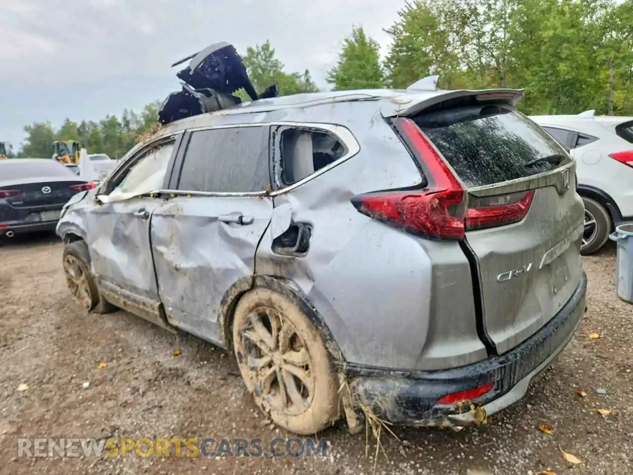 2 Photograph of a damaged car 2HKRW2H48MH206359 HONDA CRV 2021