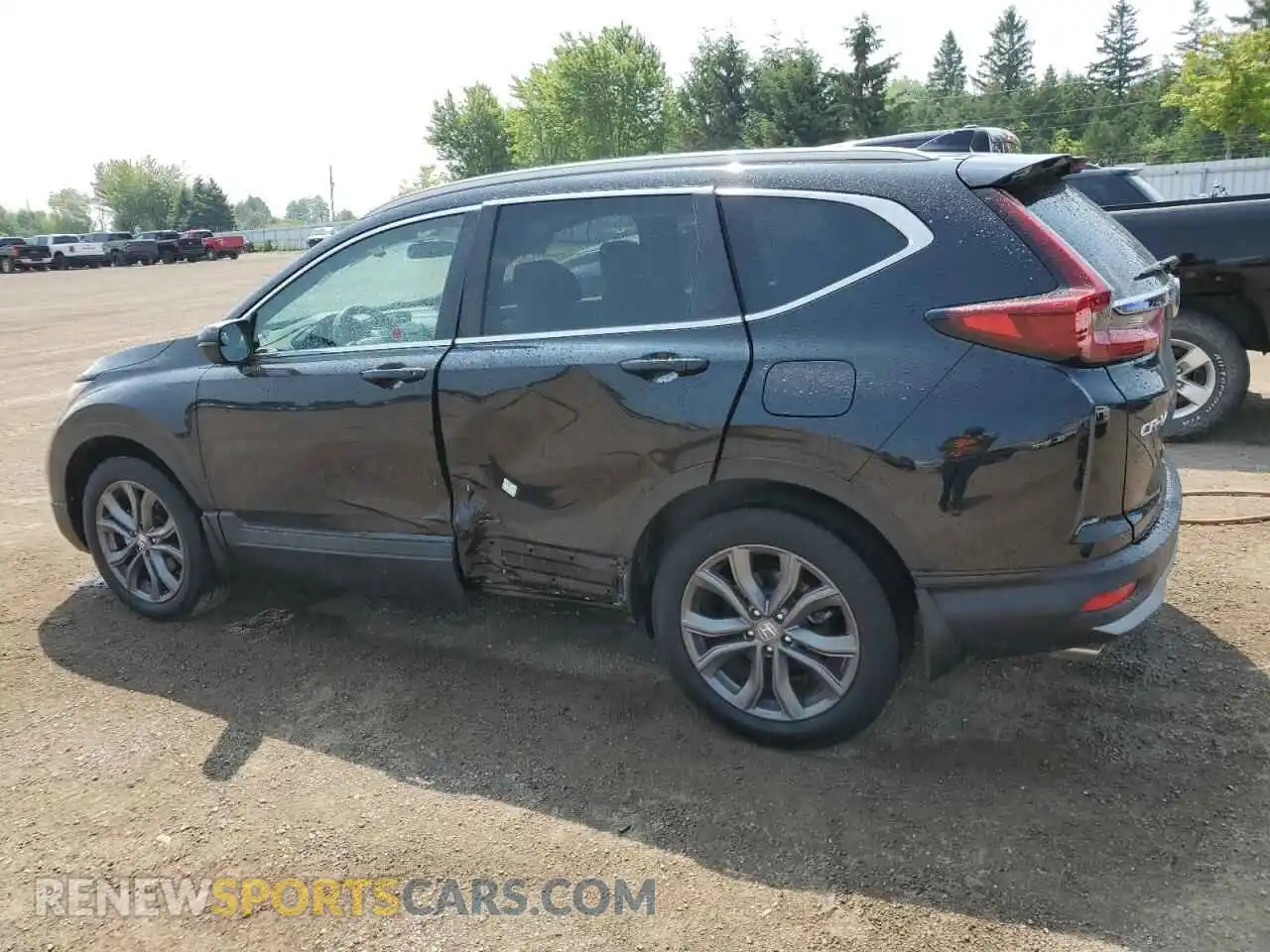 2 Photograph of a damaged car 2HKRW2H48MH218611 HONDA CRV 2021