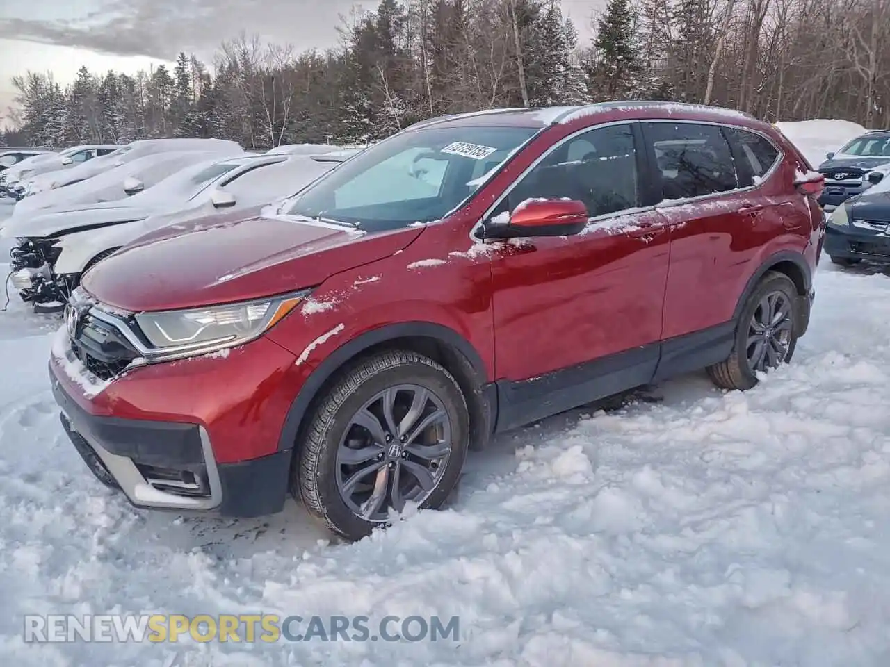 1 Фотография поврежденного автомобиля 2HKRW2H4XMH218187 HONDA CRV 2021