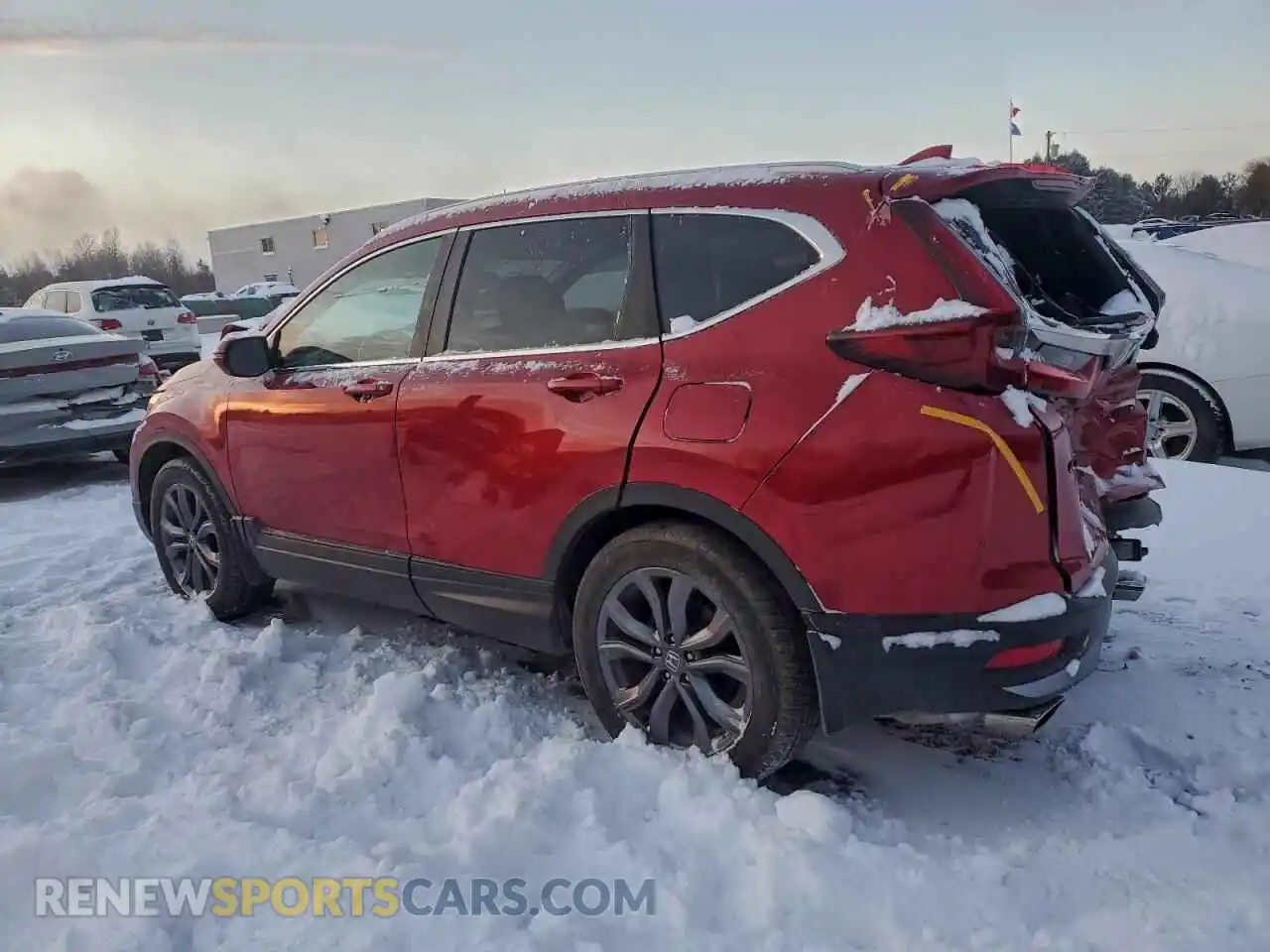 2 Фотография поврежденного автомобиля 2HKRW2H4XMH218187 HONDA CRV 2021