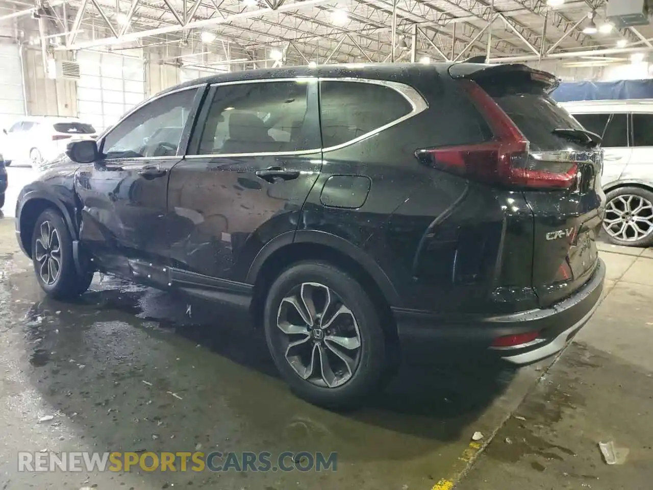2 fotografías del automóvil dañado 2HKRW2H50MH611897 HONDA CRV 2021